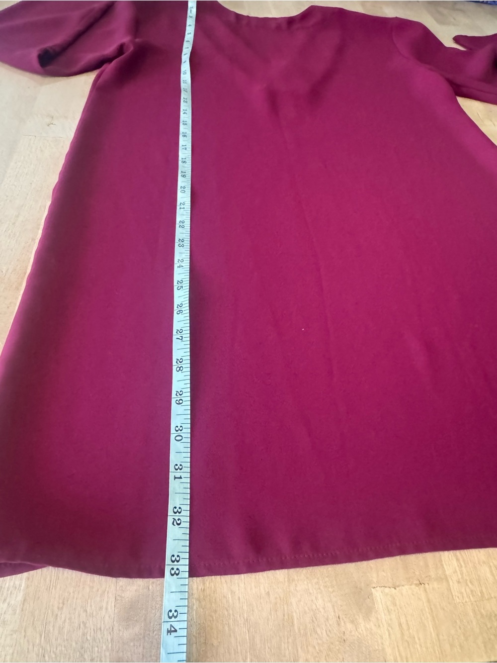 Amanda Uprichard Fuchsia v neck tunic Dress - Picture 7 of 9